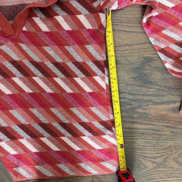 Marine Layer Women’s Red Multicolor Knit Sweater, Excellent Conditiom - Picture 10 of 10